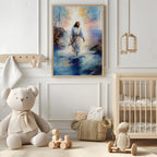 Walking on Water Christian Wall Art – Jesus' Miracle of Faith & Divine Authority