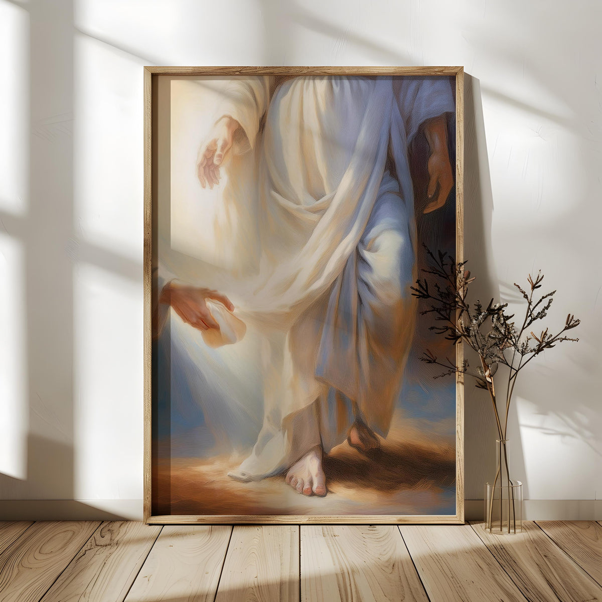 Christ heals a sick woman